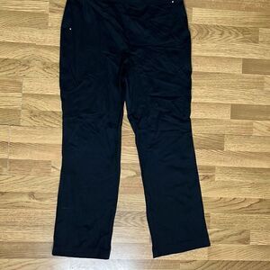 INC International Concepts Womens Pants Curvy Mid Rise Black Size Extra Large NW
